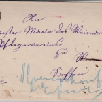DR - 10 PfgE, Brief/Irrläufer Rimbach - Weimar - Ilversgehofen 1880