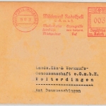 DR - Radolfzell 1938, 3 Pfg. AFS "Milchwerk", Drucksache n. Wolterdingen