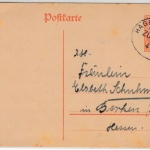 DR - Hagen - Cassel Bahnpost Zug 607, GA-Karte/Kettenbrief (Text !) n. Berken