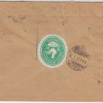 DR - 2x2 M. Germania u.a., Einschreibebrief Mittweida-Markersbach - Dresden 1922