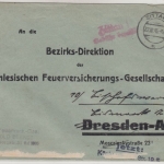 SBZ - Zittau 1 Gebühr bezahlt, roter L2 a. Brief 22.10.45 n. Dresden