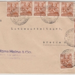 All.Bes./Währungsreform - 10x24 Pfg. Arbeiter, Brief Grossschweidnitz ü. Löbau