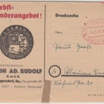 All.Bes. - Neugersdorf Gebühr bezahlt 1948, Faltdrucksache (Philatelie !) n.