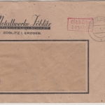 All.Bes. - Zöblitz (Erzgeb) 9.10.45, Gebühr bezahlt Ra2 a. Brief