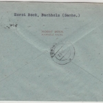 All.Bes. - Annaberg 1946, Einschreibebrief/5-Farben-Frankatur n. Tübigen