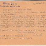 All.Bes. - Waldheim (Sachs) 11.8.45, Gebühr bezahlt, Ra2 a. Karte n. Dresden