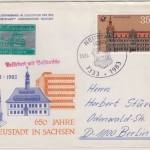 DDR - Neustadt (Sachs.) 1983, Postkutschen-Post, Schmuckbrief n. Berlin