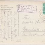 DDR - Beerheide-Hohengrün (Kr. Auerbach) Landpost-Ra3 a. Karte n. Glashütte 1961