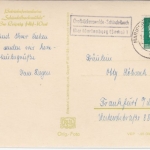 DDR - Großrückerswalde-Schindelbach ü. Marienberg (Sachs), Landpost-Ra2 a. Karte