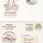 BRD - Deggendorf ex1974/1988, 4 versch. Privat-GA-Umschläge gestempelt/gelaufen