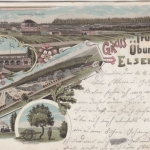 Belgien/Preussen - Elsenborn Truppen-Übungsplatz, Mehrbild-Farblitho 1898