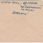 All.Bes. - Anzenkirchen 1946, Gebühr bezahlt, Setzkasten-L21 a. Brief n. Zwickau