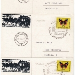 DDR - Hohndorf 125 jahre Schule, 3 versch. Sonderkarten, Postkutschen-Post 1964