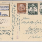 Sachsen - Zittau, Am Hindenburgring, Straßenansicht, sw-Fotokarte, gelaufen 1935