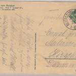 Sachsen - Bieleboh m. Beiersdorf, farb. AK gelaufen 1926