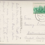 Sachsen - Oberpöbel b. Kipsdorf, Gasthof Brauerei, sw-Fotokarte gelaufen 1958