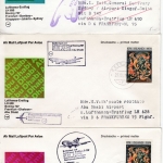 Island - 39 (!) Luftpostbriefe 1973/76, meist 1st-Flüge/interssante Zuleitungen