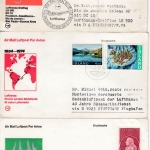 Island - 39 (!) Luftpostbriefe 1973/76, meist 1st-Flüge/interssante Zuleitungen
