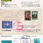Island - 39 (!) Luftpostbriefe 1973/76, meist 1st-Flüge/interssante Zuleitungen