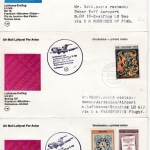 Island - 39 (!) Luftpostbriefe 1973/76, meist 1st-Flüge/interssante Zuleitungen