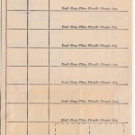 BRD - 6551 Eckelsheim Poststelle II Ra1 a. Paketzustelliste 1976