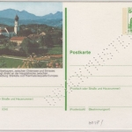 BRD - 50 Pfg. B&S Bild-GA-Karte/Bild Bad Endorf, Lochung "Druckmuster"