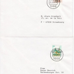 Berlin - Sehenswürdigkeiten, Bogenmarken, alle Werte/9 Belege LETZTTAG 31.12.91