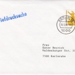 Berlin - Sehenswürdigkeiten, Bogenmarken, alle Werte/9 Belege LETZTTAG 31.12.91
