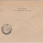 All.Bes. - Messelhausen ü. Lauda, Poststelle I Einschreibebrief 1946 n.