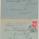 DR - Oering, Havighorst ü. Bad Oldesloe, Landpost-Ra2, 2 Briefe n. München 1936