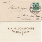 DR - Lauterbach (Württ.) Gedächtnishaus Handwerbestpl. Drucksachenbriefchen 1931
