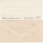 DR - Lauterbach (Württ.) Gedächtnishaus Handwerbestpl. Drucksachenbriefchen 1931