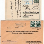 DR - Altburg (2), Monakam, 3 versch. Landpost-Ra2 a. 2xGA-Karte/1xBrief 1932/35