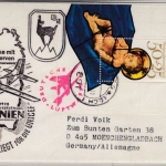 BRD - Bundeswehr Luftwaffe Luftbrücke Sardinien Blutkonserven Brief Cachet 1981