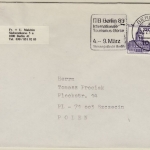 Berlin - 120 Pfg. B&S, Brief n. POLEN, Berlin 11 - Szczecin 1989