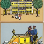 Berlin - 60 Pfg. B&S, C+D-Zähnung, 2 Postkarten Berlin 12 - Neu-Anspach 1991