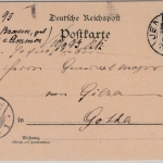 Thüringen - Dornburg, Kunitz, farb. Gruss aus - Mehrbildlitho gelaufen 1895