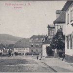 Thüringen - Hildburghausen Hirschplatz, sw-AK gelaufen 1913