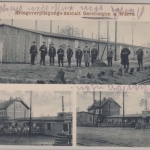 Thüringen - Gerstungen, Kriegsverpflegungs-Anstalt, sw-Mehrbild-AK gelaufen 1915