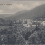 Thüringen - Tabarz, Blich i.d. Lauchagrund, sw-AK gelaufen Großtabartz 1915