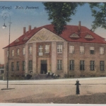 Thüringen - Bleicherode Postamt, farb. AK (ca. 1910) gelaufen/Feldpost 1944
