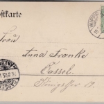Sachsen-Anhalt - Wippra a. Harz, farb. Ortsansicht, gelaufen 1905