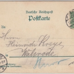 Thüringen - Kyffhäuser (Denkmal), farb. Mehrbild-Litho, gelaufen 1898