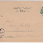 Sachsen-Anhalt - Bodethal, farb. Mehrbild-Litho, gelaufen Thale 1899