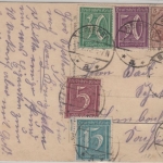 Sachsen - Heidelberg i. Erzgebirge, sw-AK/Ortsansicht gelaufen 1922