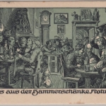 Sachsen - Frohnau i. Erzgebirge, Hammerschänke, AK gelaufen 1923