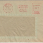 All.Bes. - Nürnberg 15.12.45, 12 Pfg. AFS "Zentralbüro für Mineralöl", Brief