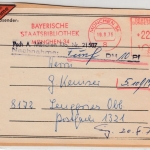 BRD - München 34, 1975 - 220 Pfg. AFS "Bayer. Staatsbibliothek", NN-Pn-VDS