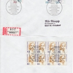 BRD - Frauen d. dt. Geschichte, Ausgaben 1986-1992 a. 15 Ersttagsbriefen
