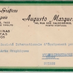 Portugal - 1,75 E. Brotero, illustr. Firmenbrief i.d. SCHWEIZ, Porto - Bern 1945